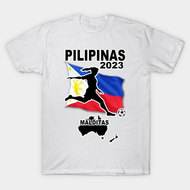 Pilipinas Womens World Cup Football Soccer Team 2023 T-Shirt by Ireland